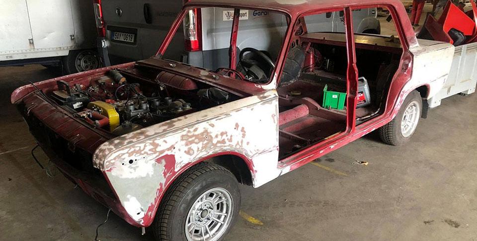 abarth gmr restoration fiat 125 s 01