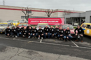 The Abarth Works Museum from Lier participates with 4 teams in the Legend Boucles rally @ Bastogne